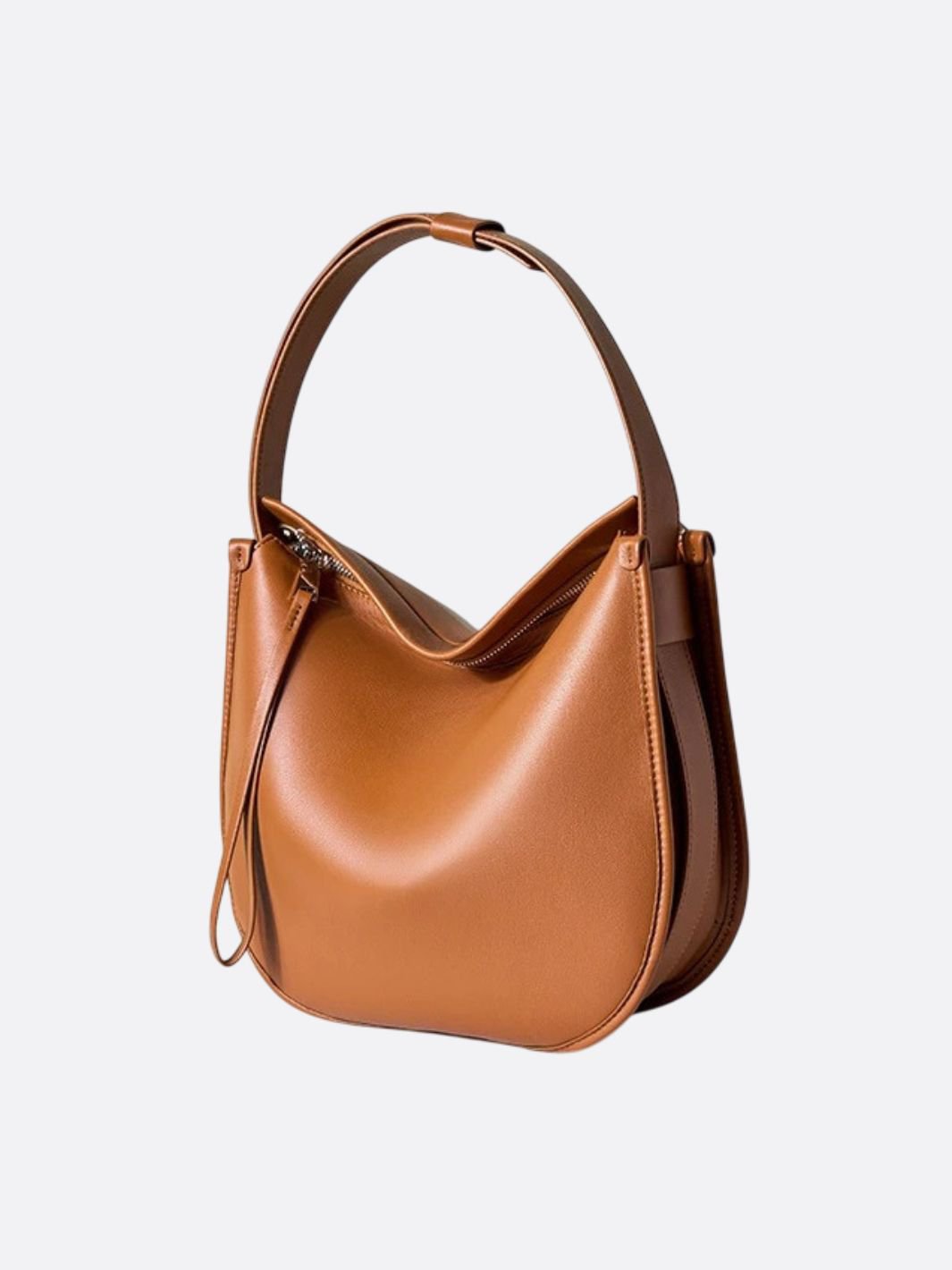 Bolso bandolera de piel suave