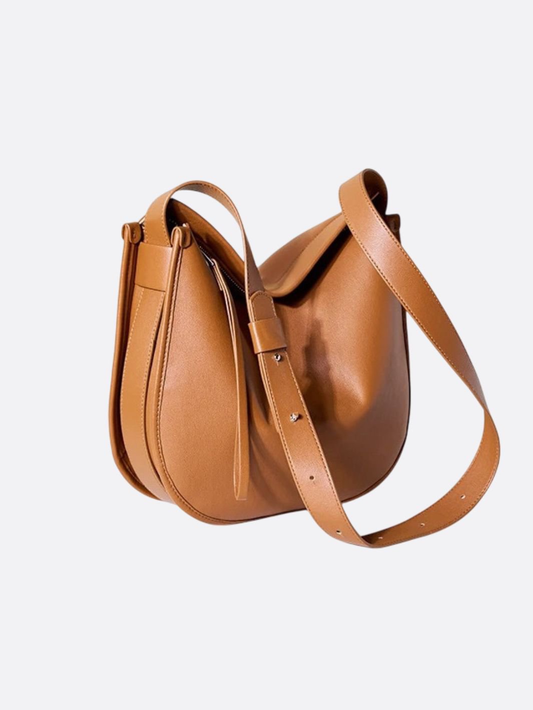 Bolso bandolera de piel suave