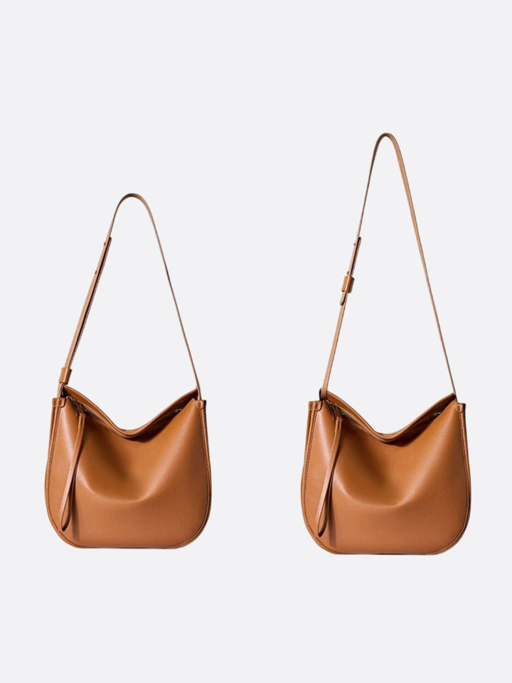 Bolso bandolera de piel suave