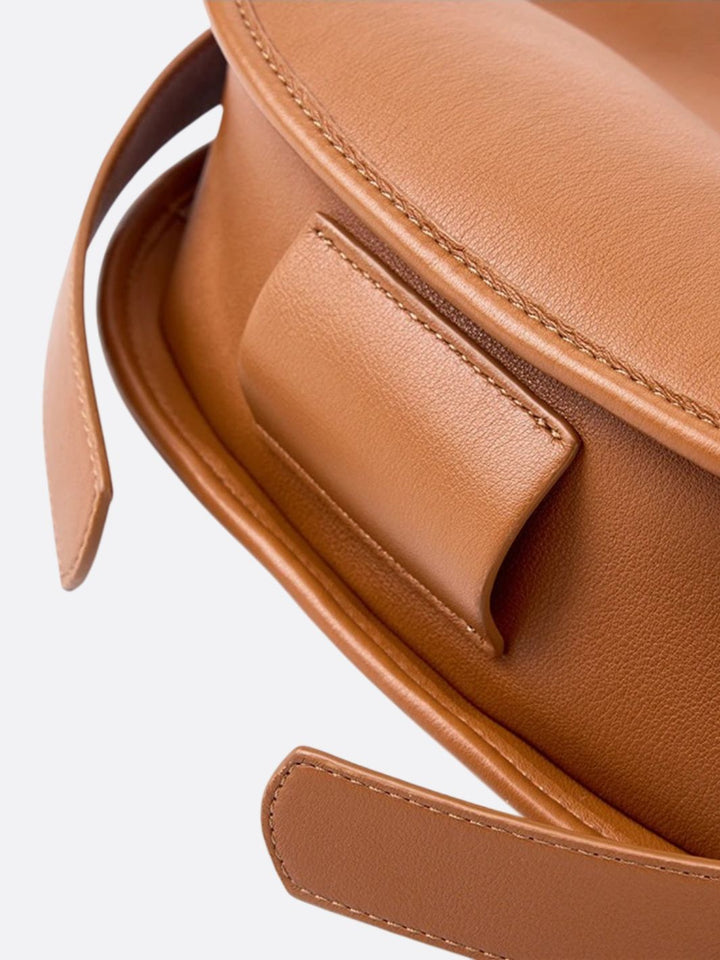 Bolso bandolera de piel suave