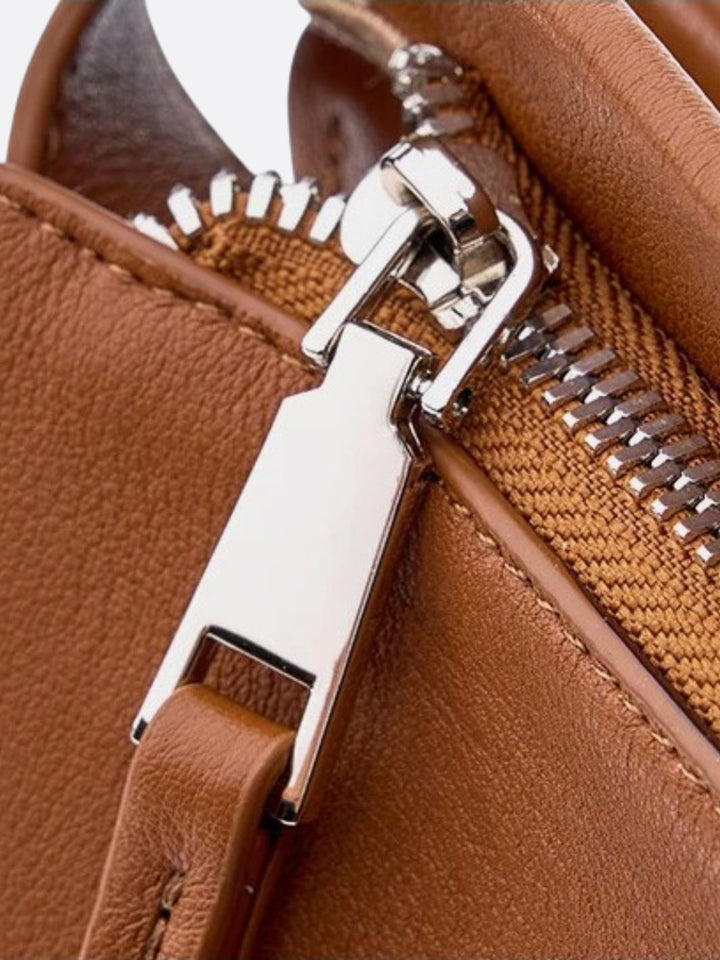 Bolso bandolera de piel suave