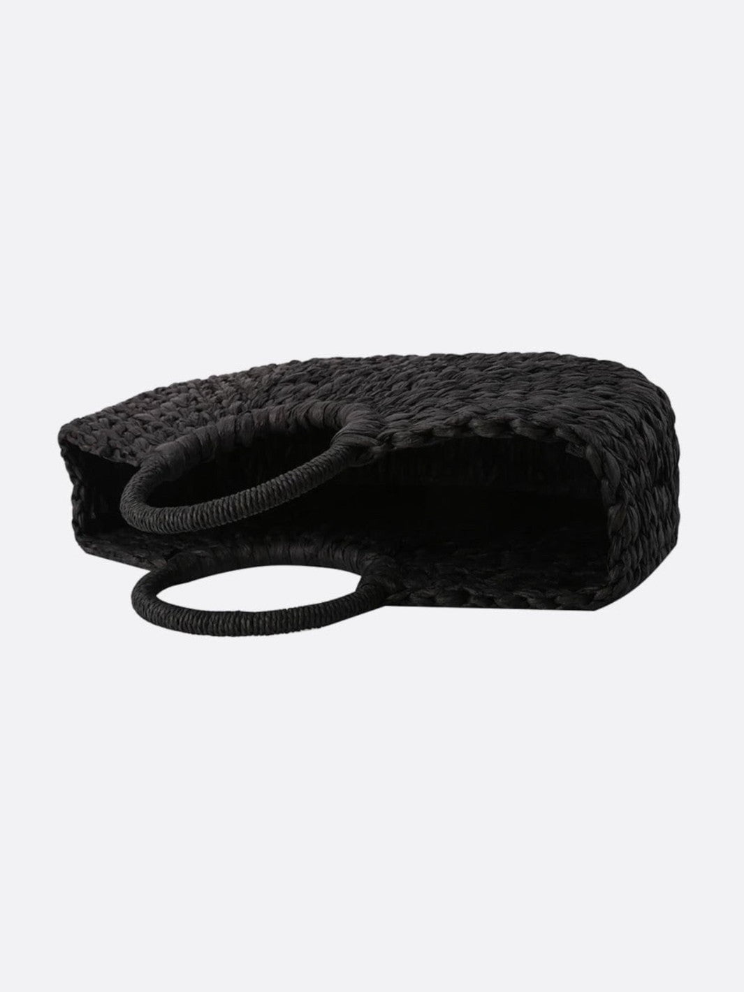 Bolso de mimbre negro