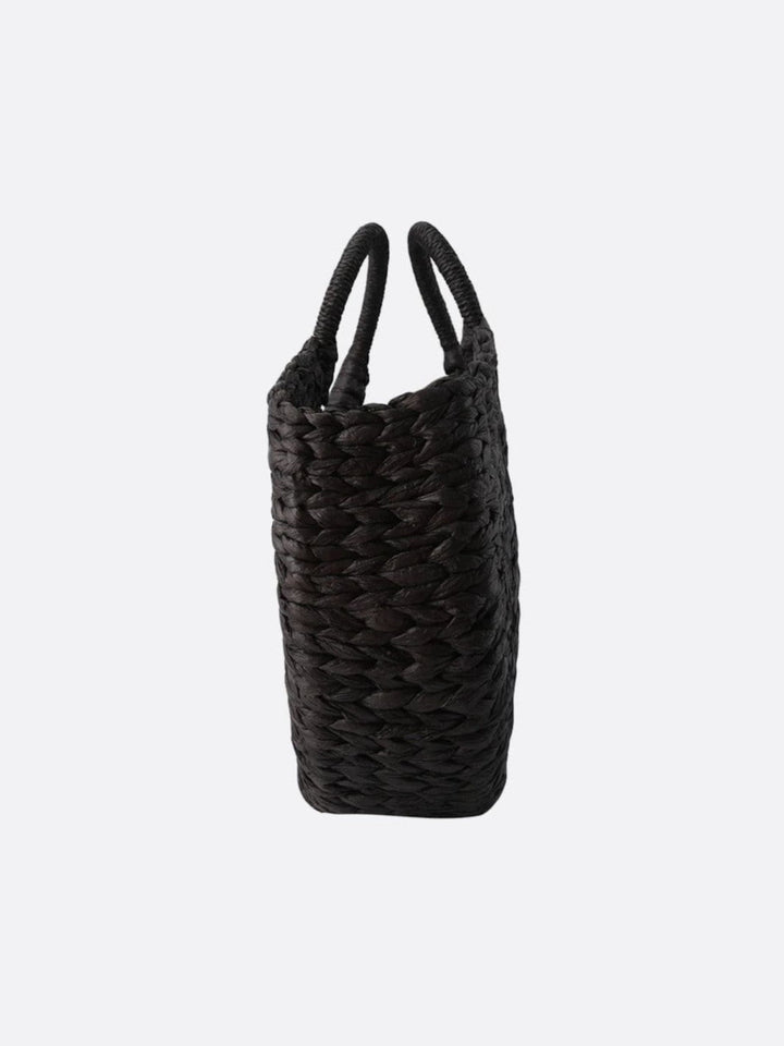 Bolso de mimbre negro