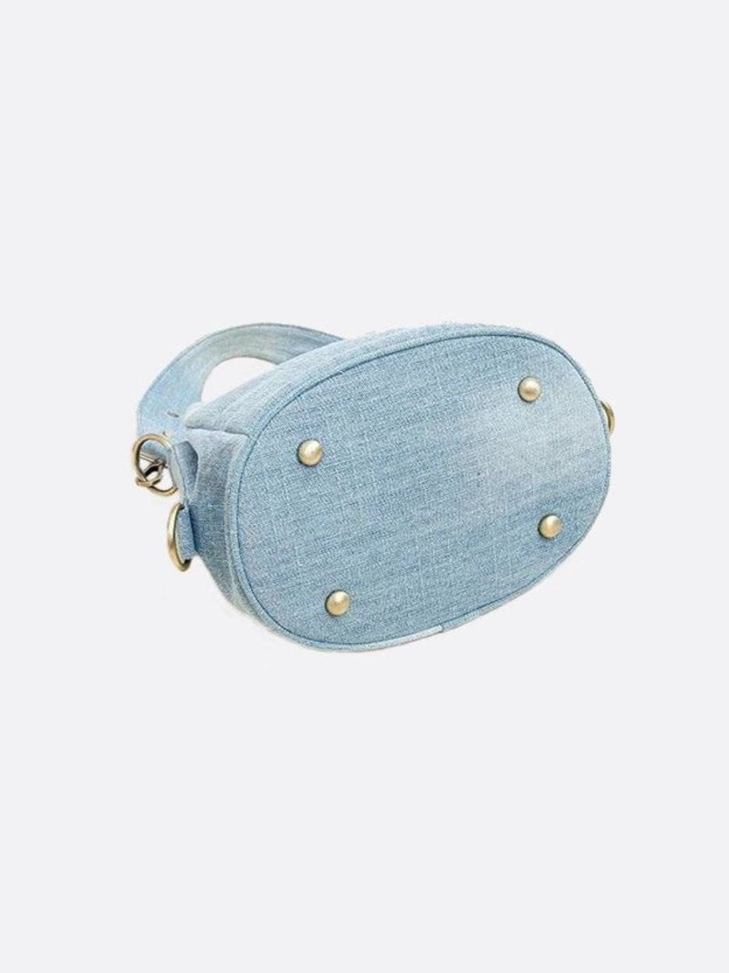 Bolso bombonera vaquero
